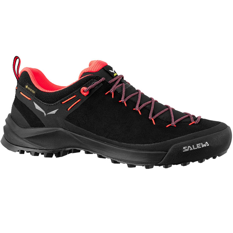 boty SALEWA WS Wildfire Leather black/fluo coral